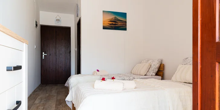 Dovolená v Chorvatsku: pokoje či apartmány až pro 4 osoby, přímo u moře a se snídaní