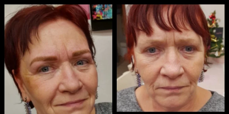 Permanentní make-up obočí pudrovou metodou Shading Brow a PMU rtů technikou aquarelle