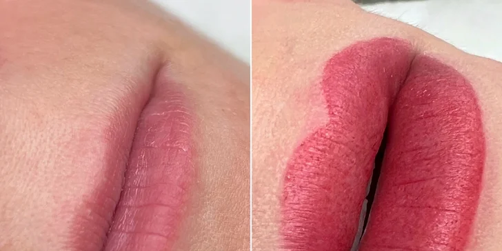 Permanentní make up rtů 2D i 3D: částečné stínování i výrazný efekt s plným stínováním a konturou