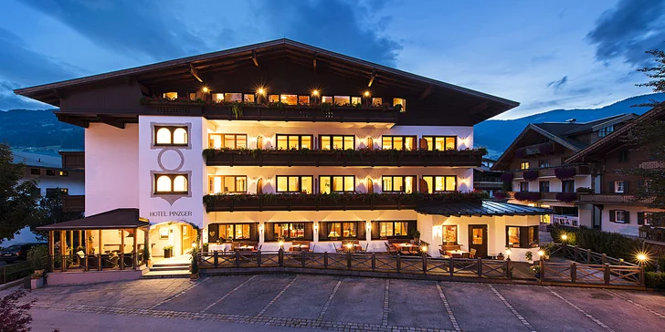 3* hotel v oblasti Zillertal: pobyt s wellness, polopenzí i grilováním