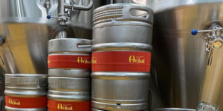Exkurze i ochutnávka piva z tanku v řemeslném pivovaru Hejkal