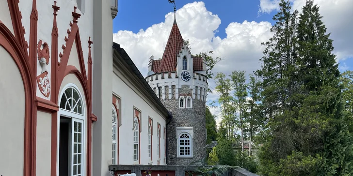 Tříchodové obědové menu v zámecké restauraci Honoria Chateau Herálec*****