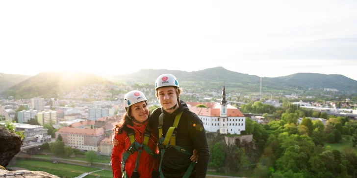 Pobyt v kempu v Děčíně s jídlem i dvoudenním ferratovým kurzem