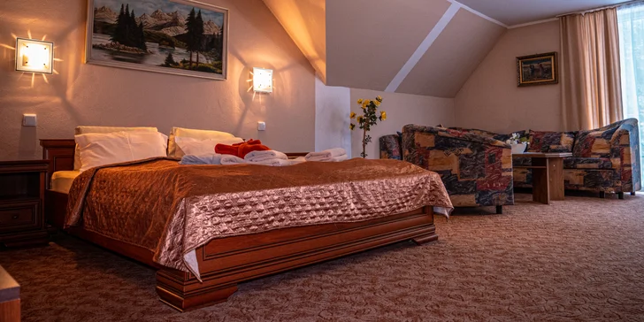 Relaxační pobyt v Trenčianských Teplicích: snídaně či polopenze i vstup do wellness