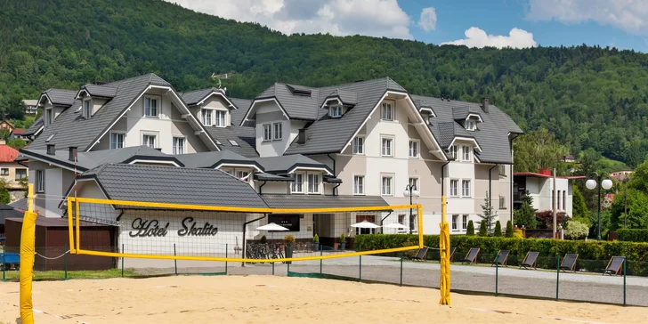 Polské Beskydy: neomezený vstup do wellness, polopenze a super služby pro rodiny s dětmi