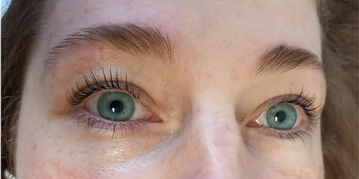 Lash lifting s výživou řas, laminace obočí nebo úprava a barvení