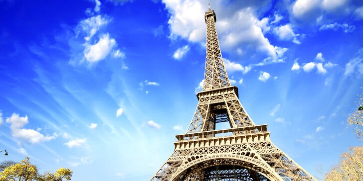 Zájezd do Paříže, Versailles i možností Disneylandu: 4 noci se snídaní, letecká doprava, průvodce