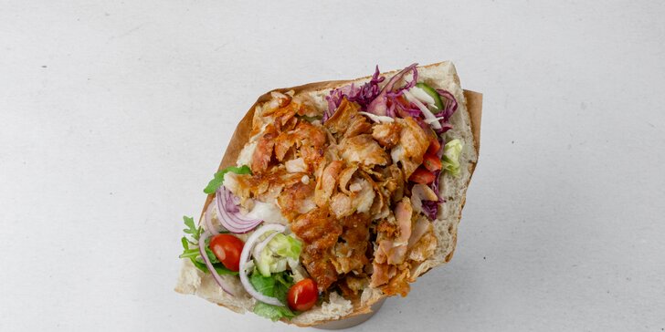 20 % na rozvoz jídla i pití ze Street Kebab: kebab, zmrzlina, dezerty, alko i nealko