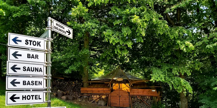 Hotel obklopený horami a lesy: dovolená s polopenzí, neomezeným wellness i spa