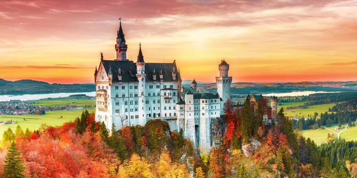 Výlet na pohádkový zámek Neuschwanstein a relax ve wellness areálu