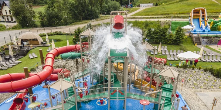 Vstupy do aquaparku Terma Bania: vnitřní i venkovní bazény, sauny, relax