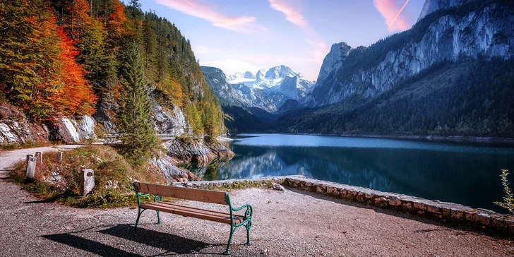 Zájezd do Dachsteinu, Hallstattu a Gosau: doprava, ubytování se snídaní i přeprava kola