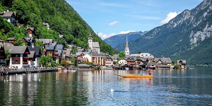 Zájezd do Dachsteinu, Hallstattu a Gosau: doprava, ubytování se snídaní i přeprava kola