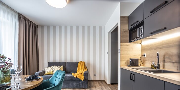 Moderní apartmány až pro 8 osob v Demänovské dolině, možnost snídaně, 7 km od Tatralandie