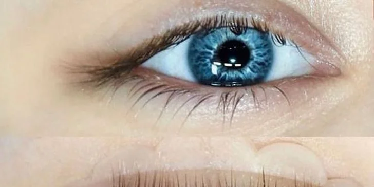 Lash lift pred a po aplikácii