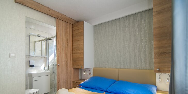 Plážový resort v chorvatské Pule: moderní mobilní domek s terasou až pro 6 osob