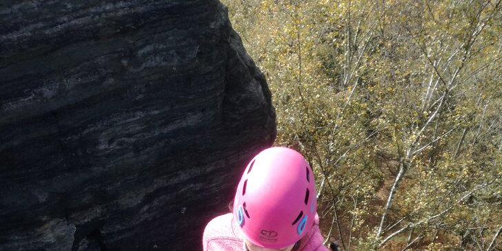 Cesta vzhůru: Kurz lezení na pískovcových skalách až pro 3 osoby