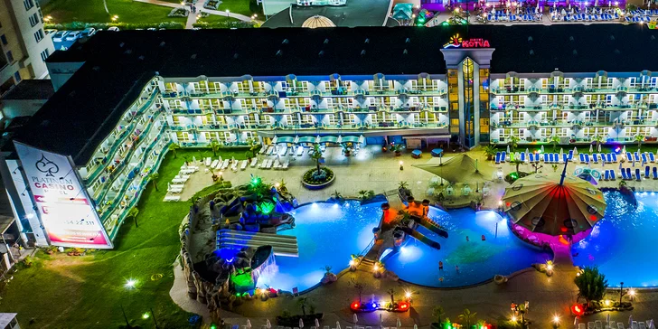 All inclusive dovolená na Slunečném pobřeží: 250 m na pláž, bazén, aquapark a animační program