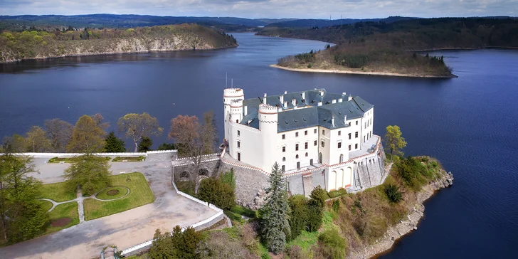 Výlet na zámek Orlík, hrad Zvíkov i do města Tábor - odjezd z Moravy