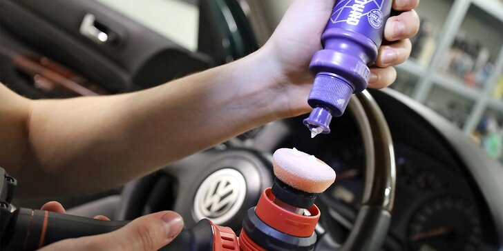 Detailingové čištění auta, dezinfekce ozonem, ochrana laku i tepování