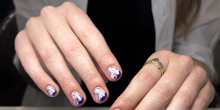 Péče o ruce a nehty: přístrojová manikúra i s lakováním či modelací nehtů s nail artem