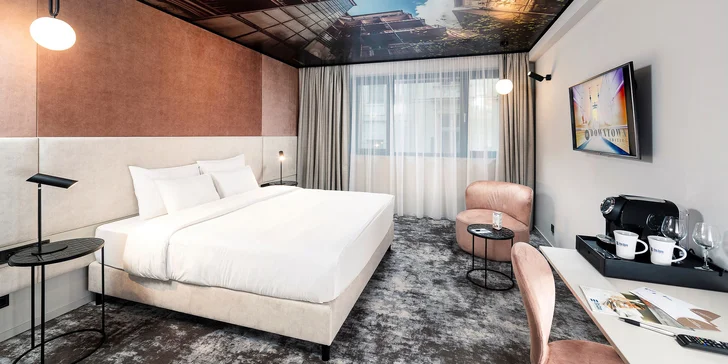 Luxus a komfort v samém srdci Budapešti: moderní hotel, bohaté snídaně a neomezený vstup do sauny