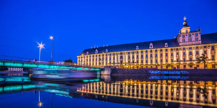 4* hotel v centru Vratislavi, snídaně i vstup do zoo, 400 m ke Staroměstskému náměstí