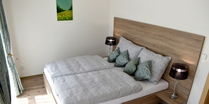 Dovolená v moderně zařízené chatě na úpatí Vysokých Tater i lahev vína