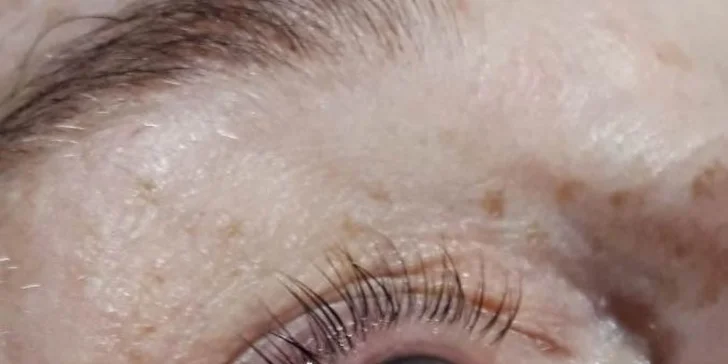 Lash lifting s výživou a barvením nebo prodloužení řas, k tomu vždy i barvení obočí