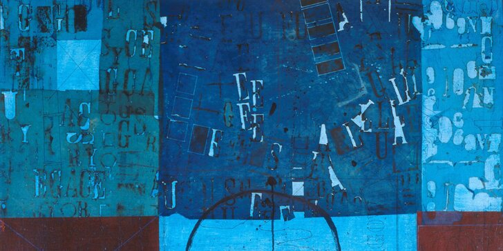 Vstupenky do GVUO na výstavu Eduarda Ovčáčka: vizuální básně, koláže i figurální malby
