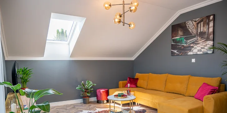 Dovolená pod Bojnickým zámkem: zbrusu nové apartmány s kompletní výbavou až pro 5 osob