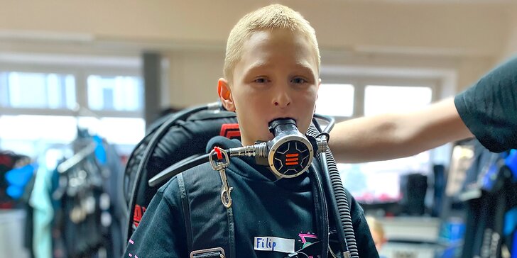 Potápěčská přípravka pro děti: seznámení s vybavením formou her i samotné potápění