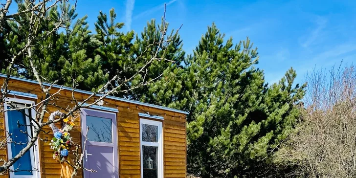 Pobyt v Českém Švýcarsku uprostřed eko zahrady: apartmány, maringotka nebo tiny house