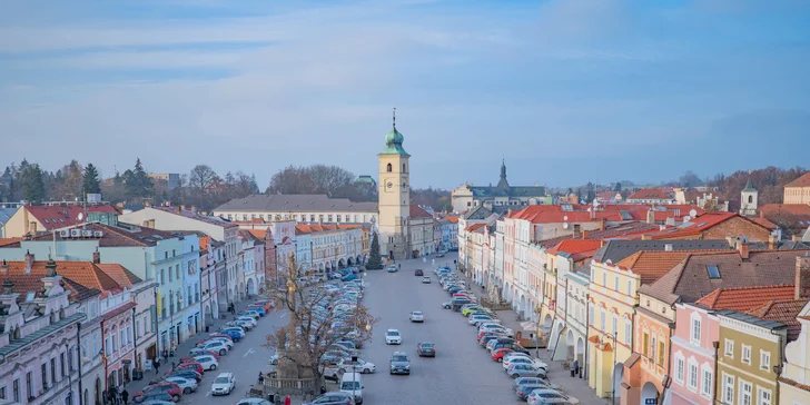 Pobyt v centru Litomyšle s polopenzí: 2lůžkový pokoj i apartmá s masážní vanou a infrakabinou