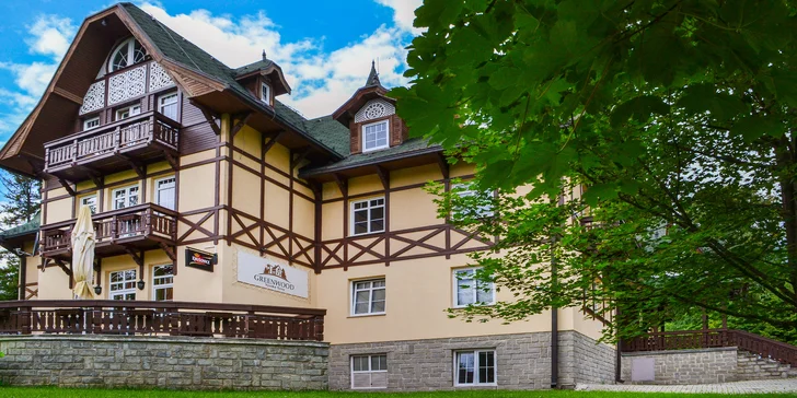 Pobyt ve Smokovci v Tatrách: polopenze, wellness a slevy na jídlo i sport
