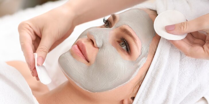 Kosmetická péče pro dámy i pány: hloubkové čištění pleti, sérum, maska i masáž