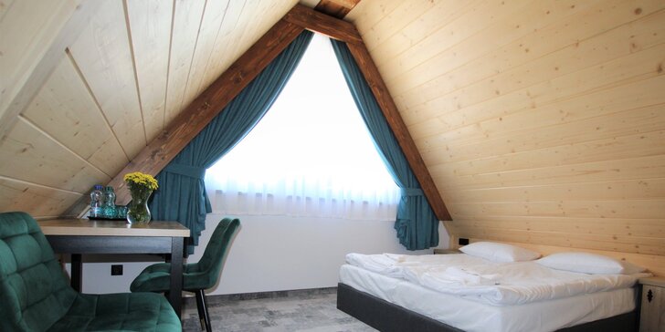 Ubytování se snídaní v klidné části Zakopaného: pokoje s balkonem a výhledem na Tatry