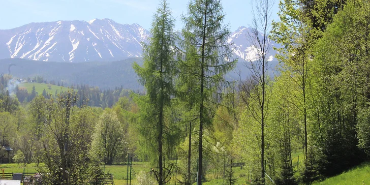 Ubytování se snídaní v klidné části Zakopaného: pokoje s balkonem a výhledem na Tatry