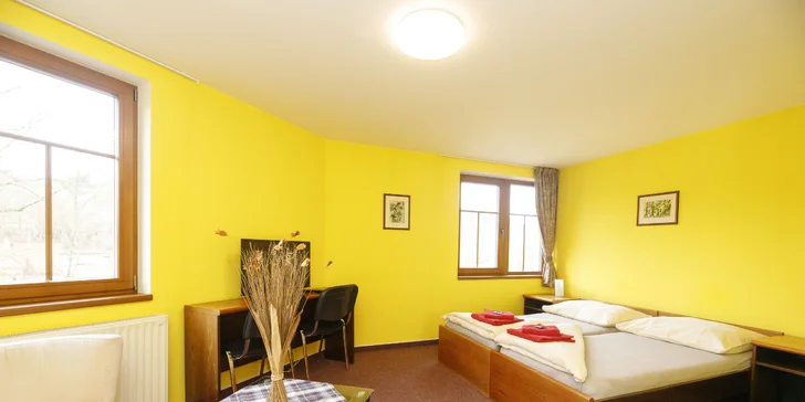 Hotel s pivovarem v Krkonoších: snídaně či polopenze, možnost exkurze i romantické večeře