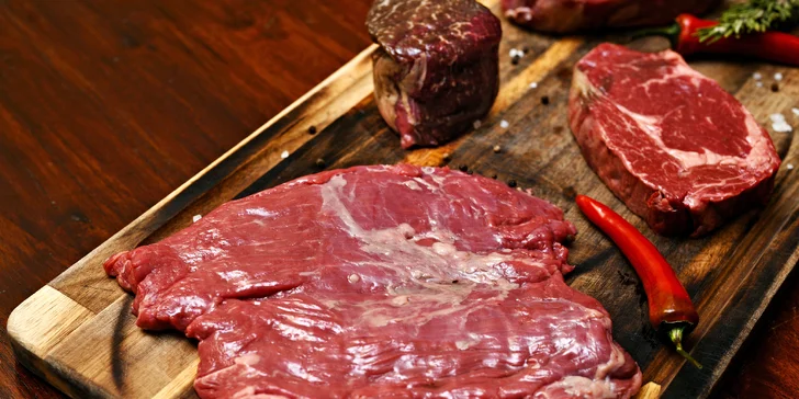 Degustace argentinských mas v centru Prahy pro 2 osoby: svíčková, rib eye i přílohy a nápoje