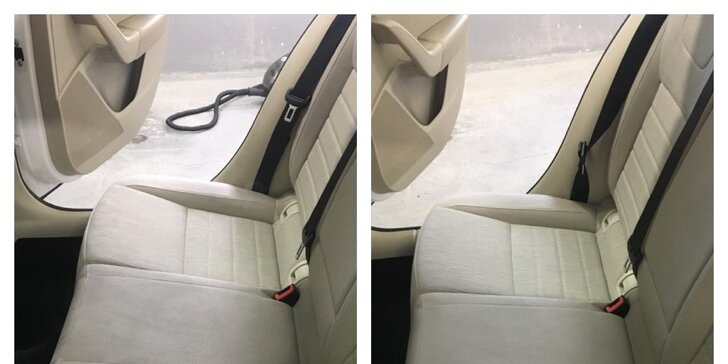 Kompletní čištění a desinfekce interiéru automobilu i tepování sedadel