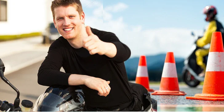 Kurz jízdy na motorce s instruktorem mistrů ČR