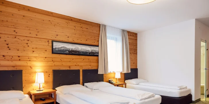 Zimní pobyt v Innsbrucku: polopenze, neomezený wellness a skiareál 5 minut od hotelu