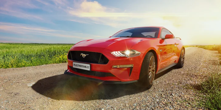 Pronájem Fordu Mustang GT na 12 i 72 hodin: pětilitrový motor, osm válců, 449 koní pod kapotou