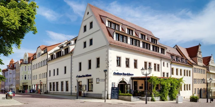 Jaro a léto nedaleko Míšně: 3* historický hotel, polopenze i sklenka sektu na uvítanou