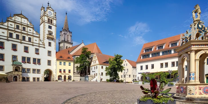 Jaro a léto nedaleko Míšně: 3* historický hotel, polopenze i sklenka sektu na uvítanou