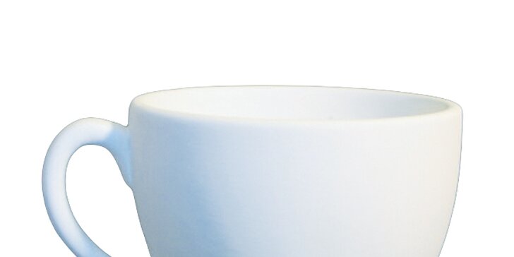 Malování keramiky v ateliéru: hrníček na čaj, lungo nebo cappuccino