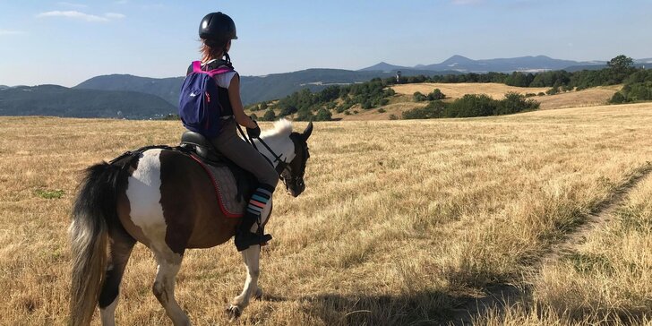 Vyjížďky na koni i individuální jezdecký výcvik: poníci pro děti, koně pro dospělé