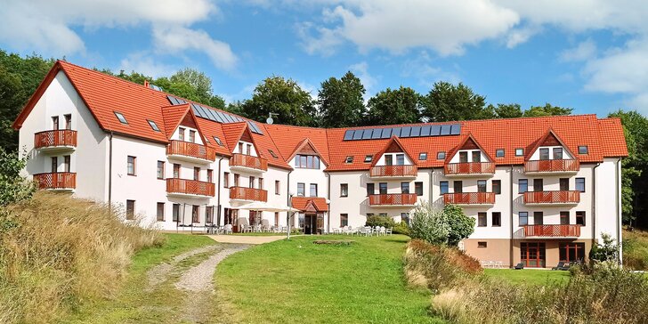 Krásný hotel v Krušných horách: neomezený wellness, polopenze a zábava