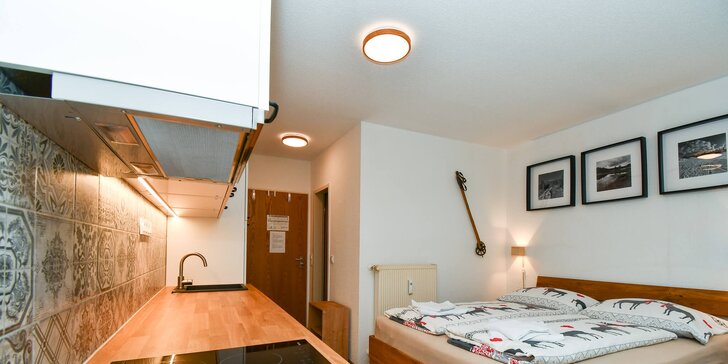 Vybavený moderní apartmán na německé straně Šumavy 300m od skiareálu